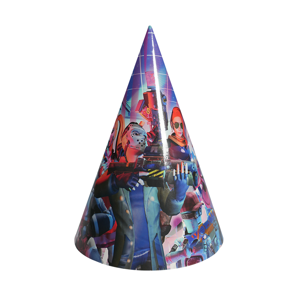 Праздничные колпаки бумажные Portal Arcade, 10 шт.