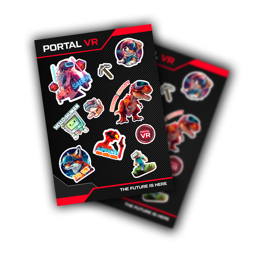 Комплект стикерпак "Динозавр", размер A5, 100 шт.