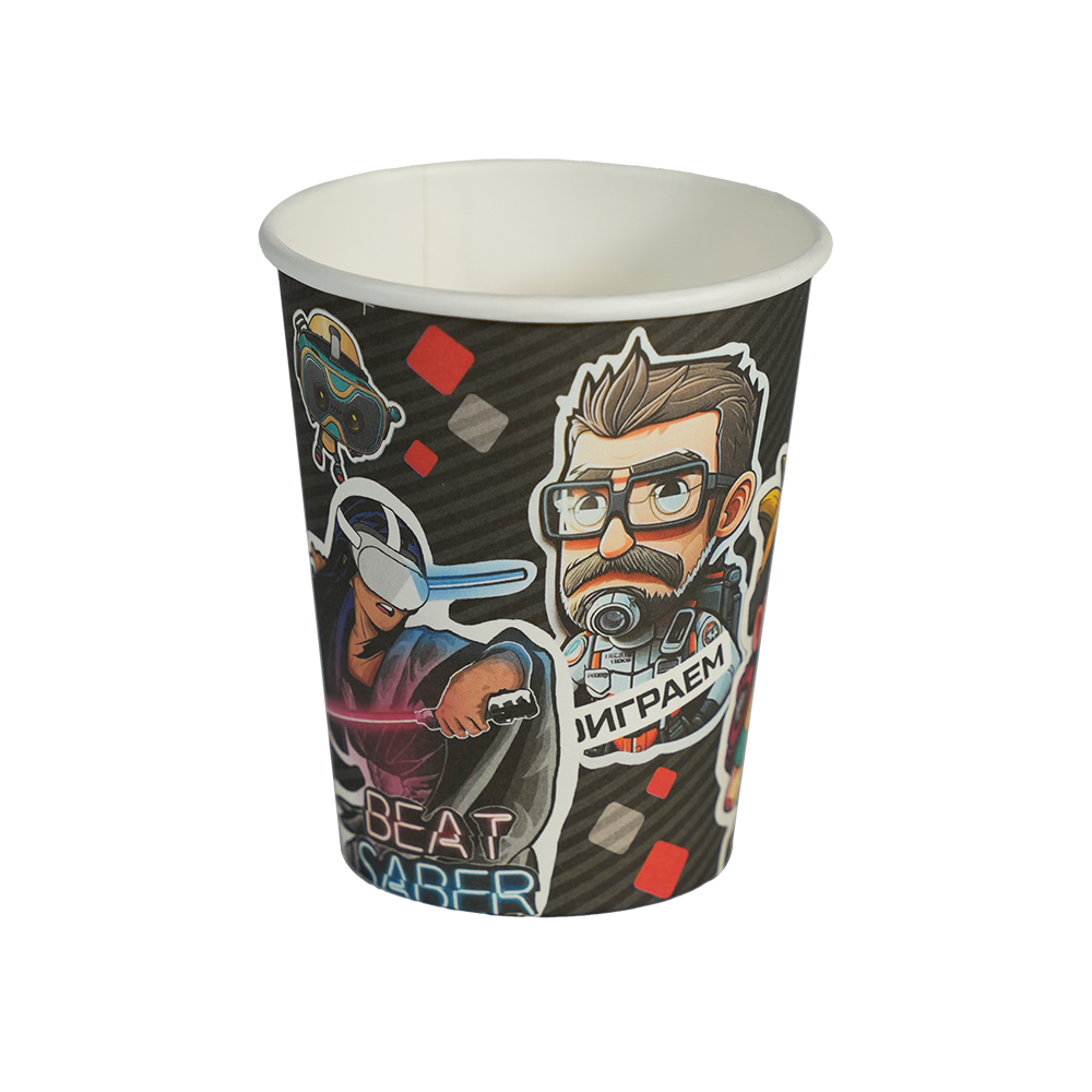 Стаканы одноразовые бумажные Portal Games Sticker Set, 10 шт.
