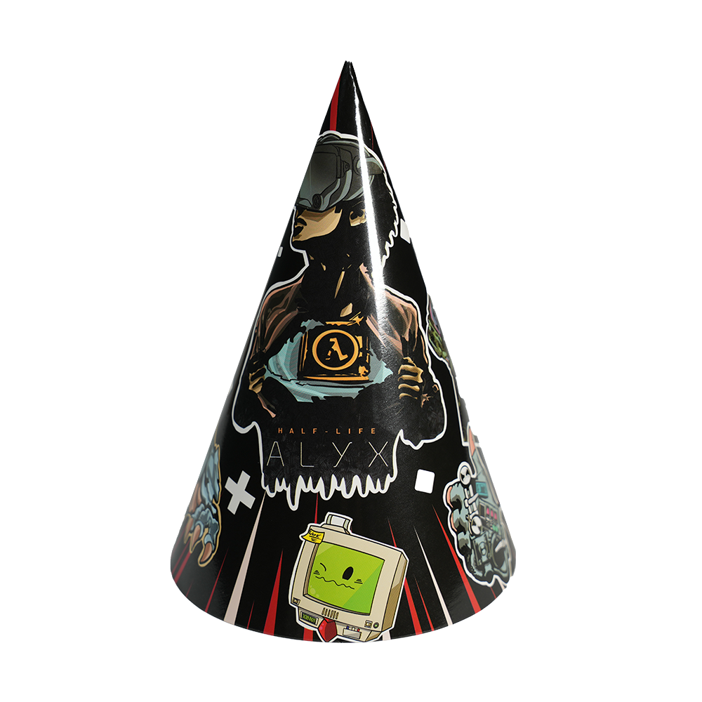 Праздничные колпаки бумажные Portal Games Sticker Set, 10 шт.