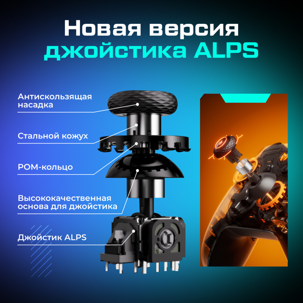 Геймпад BIGBIG WON Gale Hall Combo для ПК Android Switch IOS черный 09.jpg