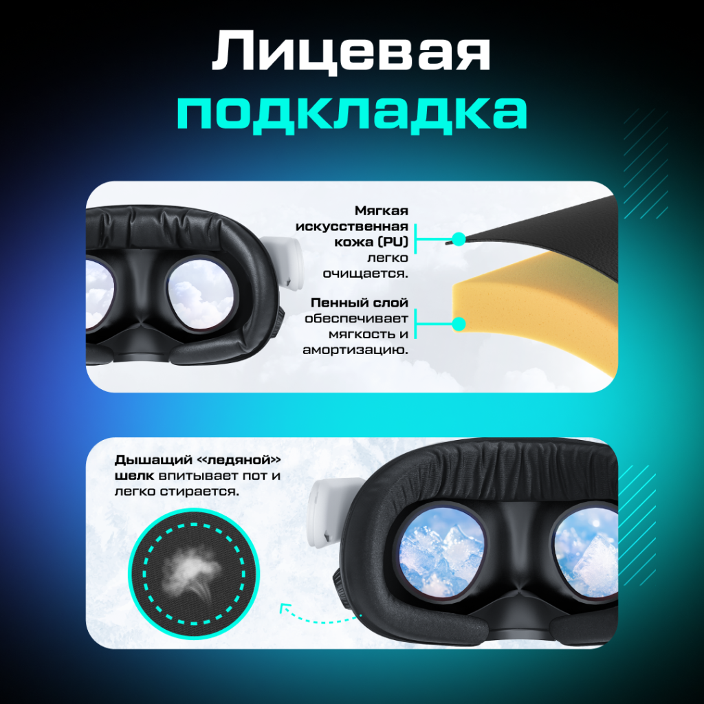 Лицевой интерфейс маска AMVR для Oculus Quest 3 (FC4)_8_ozone.png Лицевой интерфейс маска AMVR для Oculus Quest 3 (FC4)_8_ozone.png