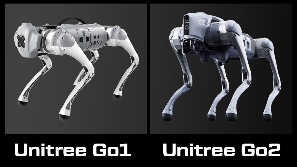 Unitree Go1 vs Unitree Go2