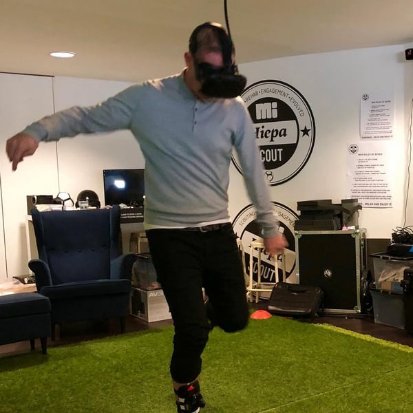 Как тренируются футболисты в VR