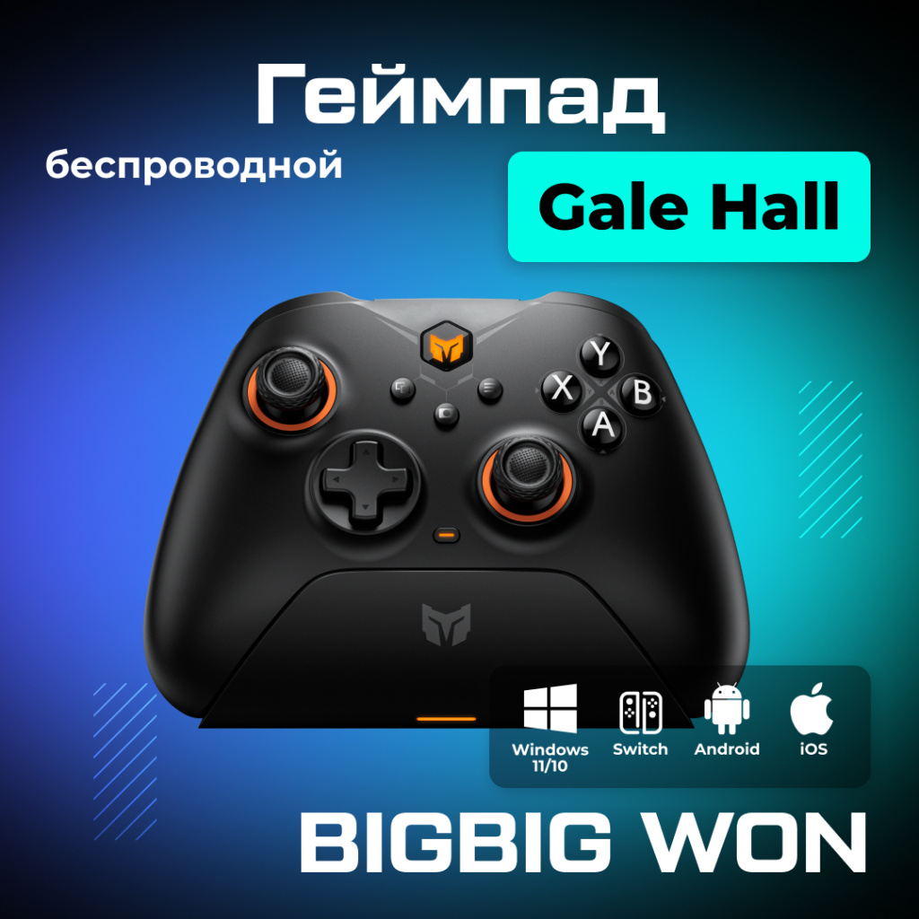 Геймпад BIGBIG WON Gale Hall Combo для ПК Android Switch IOS черный 01.jpg
