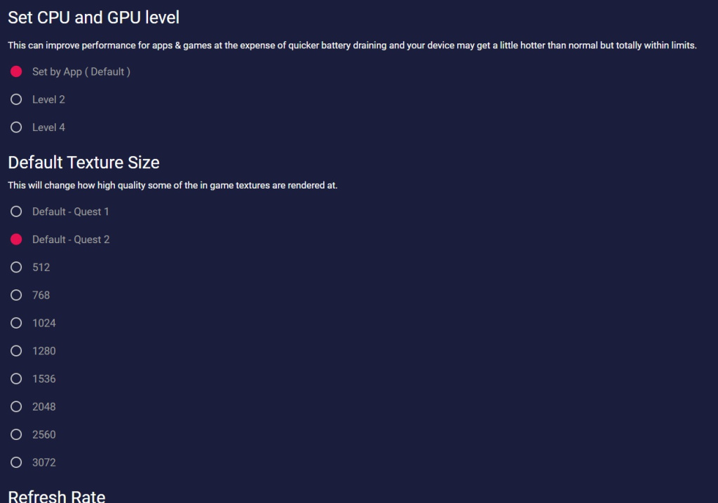 sideuest улучшение качества графики на quest vr