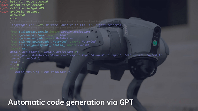 unitree go 2 chatgpt