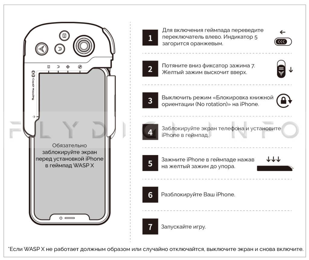 Геймпад Flydigi WASP X