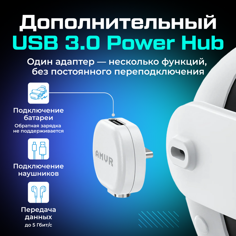 AMVR-CD2 Зарядная магнитная док-станция 3-в-1 для Oculus Quest 3 3S, белая 04.png AMVR-CD2 Зарядная магнитная док-станция 3-в-1 для Oculus Quest 3 3S, белая 04.png