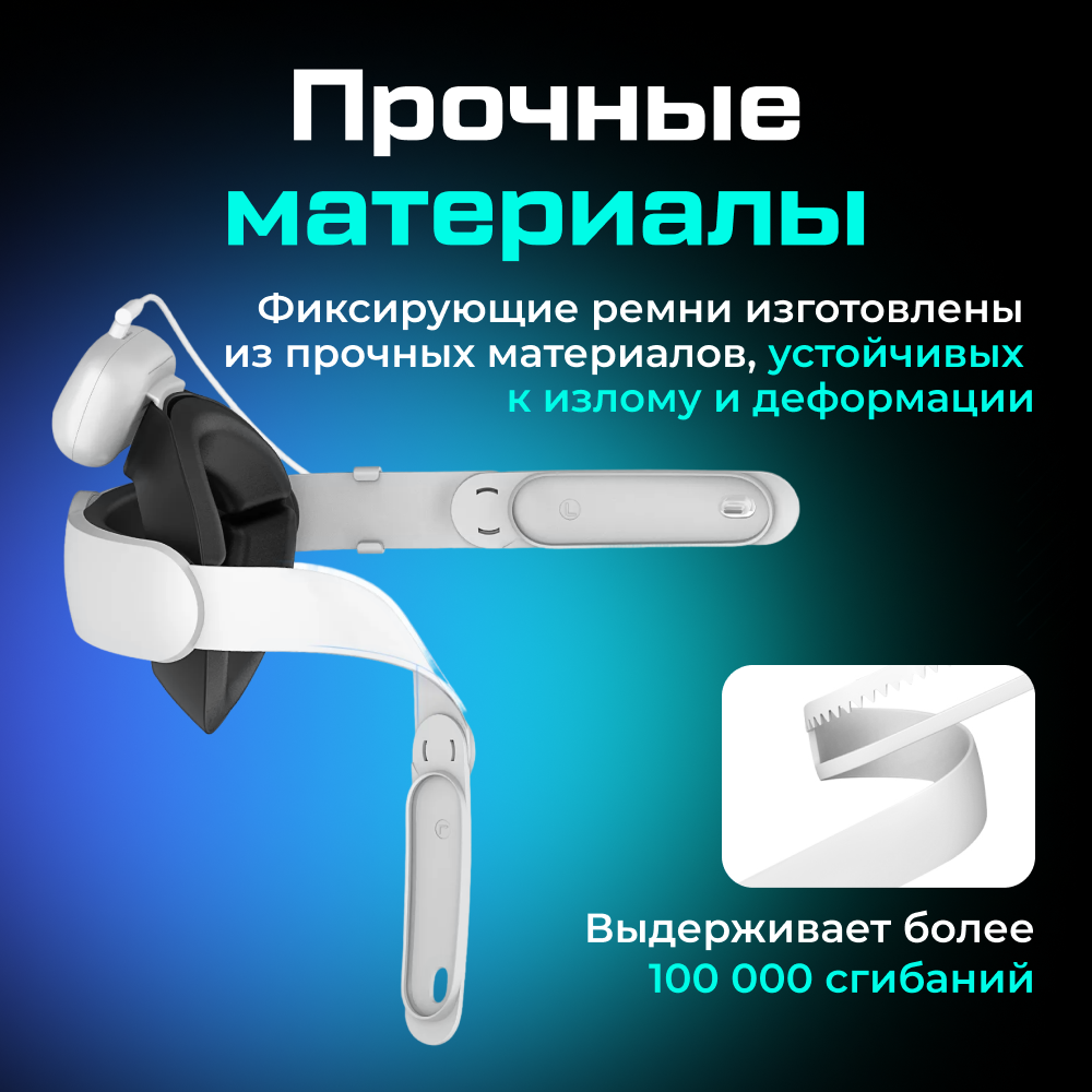 XR-Q3S1 Крепление с быстросъемным аккумулятором PORTAL XR Advanced Strap Battery для Oculus Quest 3 3S (6000 mAh) 03 (1).png