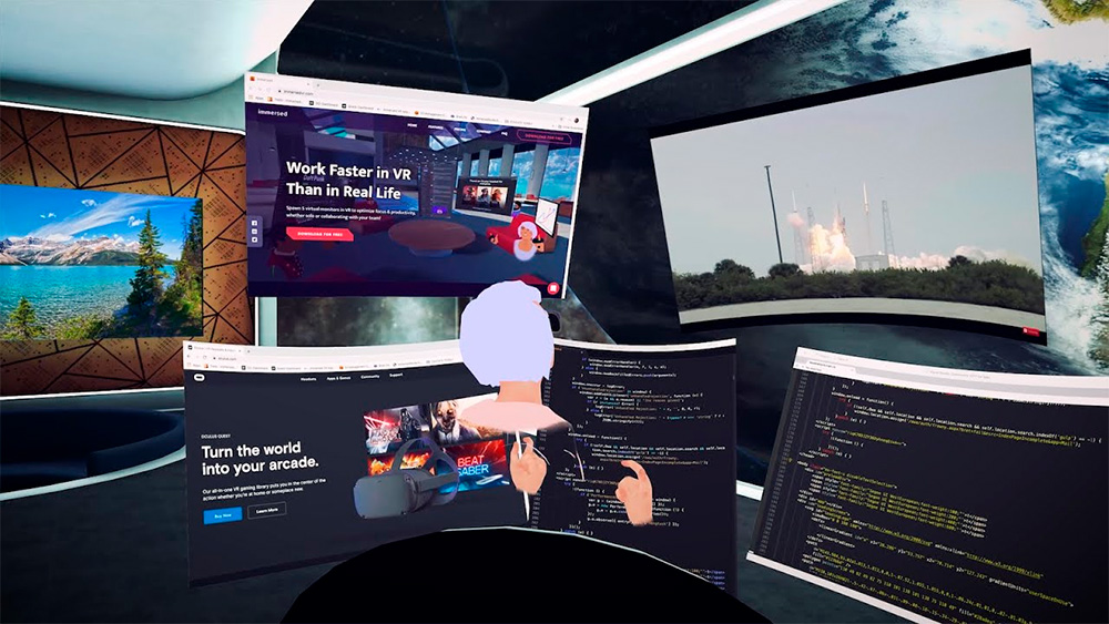 VR работа приложения