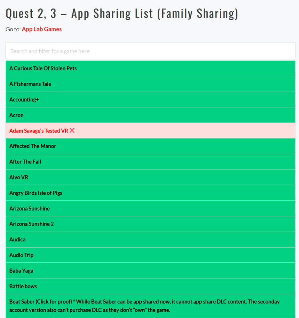 App sharing vr games App sharing vr games