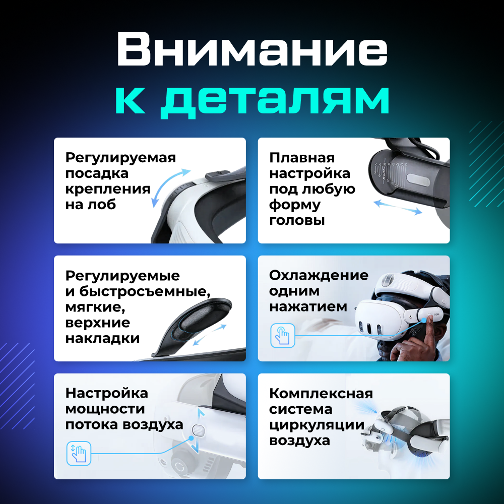 AMVR-BS1 Крепление AMVR BS1 Battery Strap для Oculus Quest 3 (8000mAh) 07.png