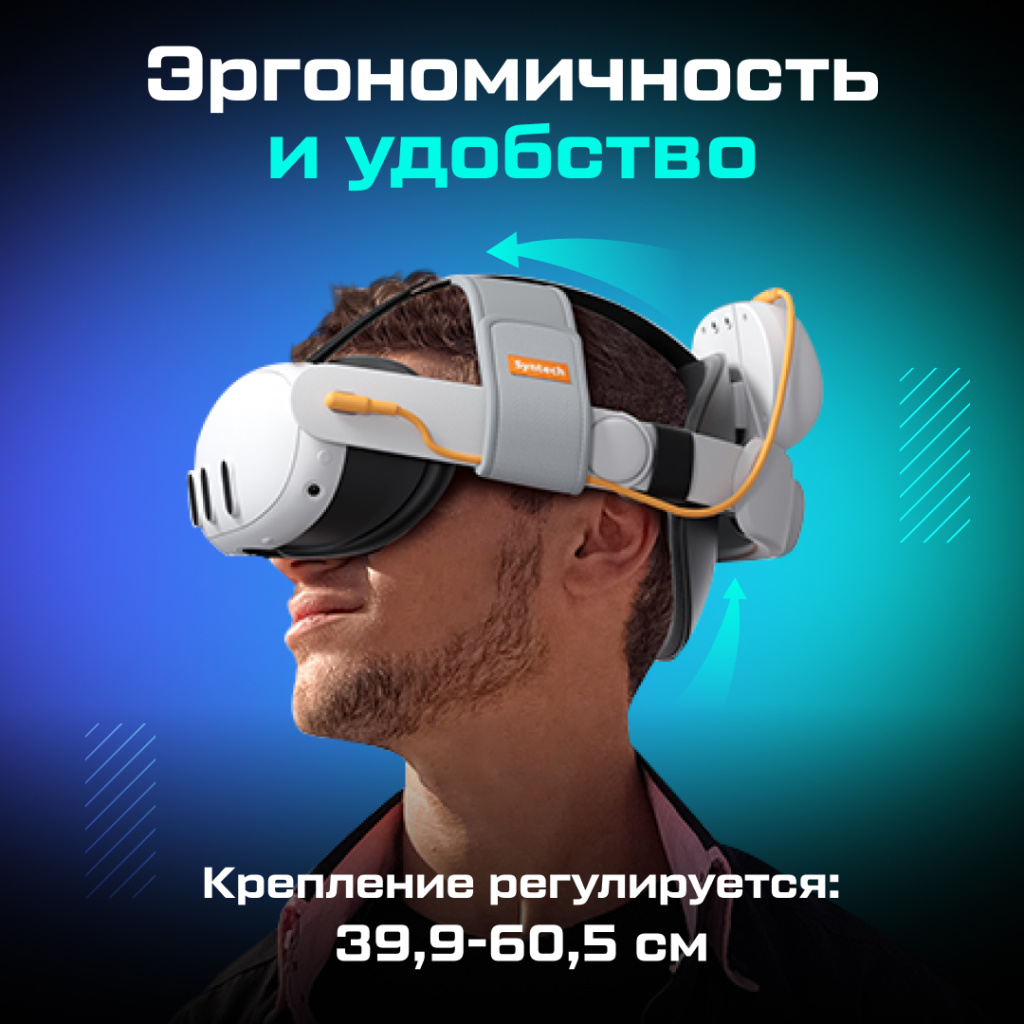 Крепление для Oculus Quest 3 Syntech Head Strap with Battery SM48-P, SM48-P2 (1).jpg Крепление для Oculus Quest 3 Syntech Head Strap with Battery SM48-P, SM48-P2 (1).jpg