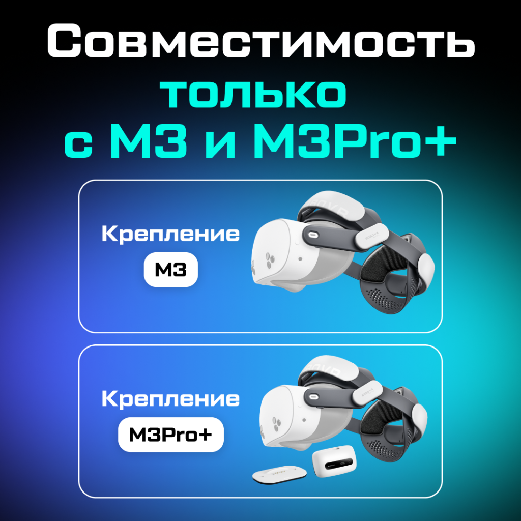 PKBM60-2 Два сменных аккумулятора BOBOVR BM60 и док-станция для M3 и M3 Pro Plus емкостью 6500 мАч 07.png