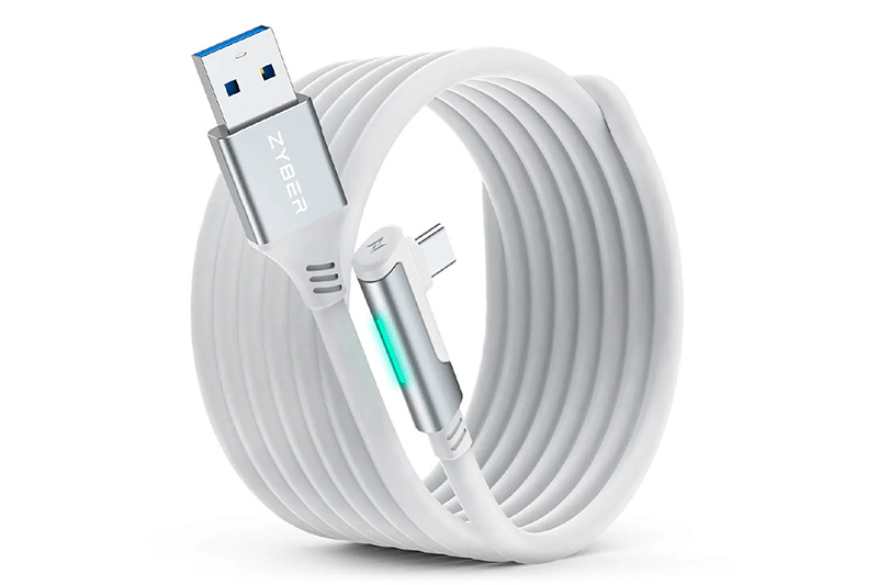 zyber vr обычный кабель для квест 2 zyber vr обычный кабель для квест 2