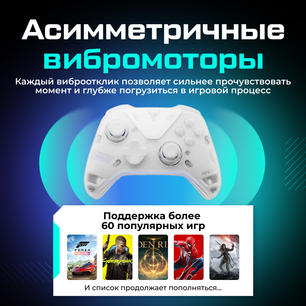 Геймпад беспроводной FLYDIGI Apex 5 Stand Version для ПК Android Switch IOS 8 (1).png Геймпад беспроводной FLYDIGI Apex 5 Stand Version для ПК Android Switch IOS 8 (1).png