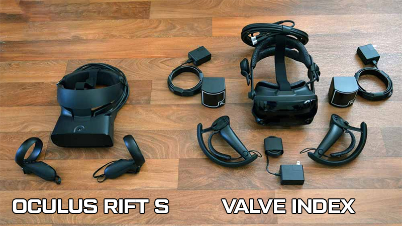 Htc vive vs oculus shop rift vs valve index