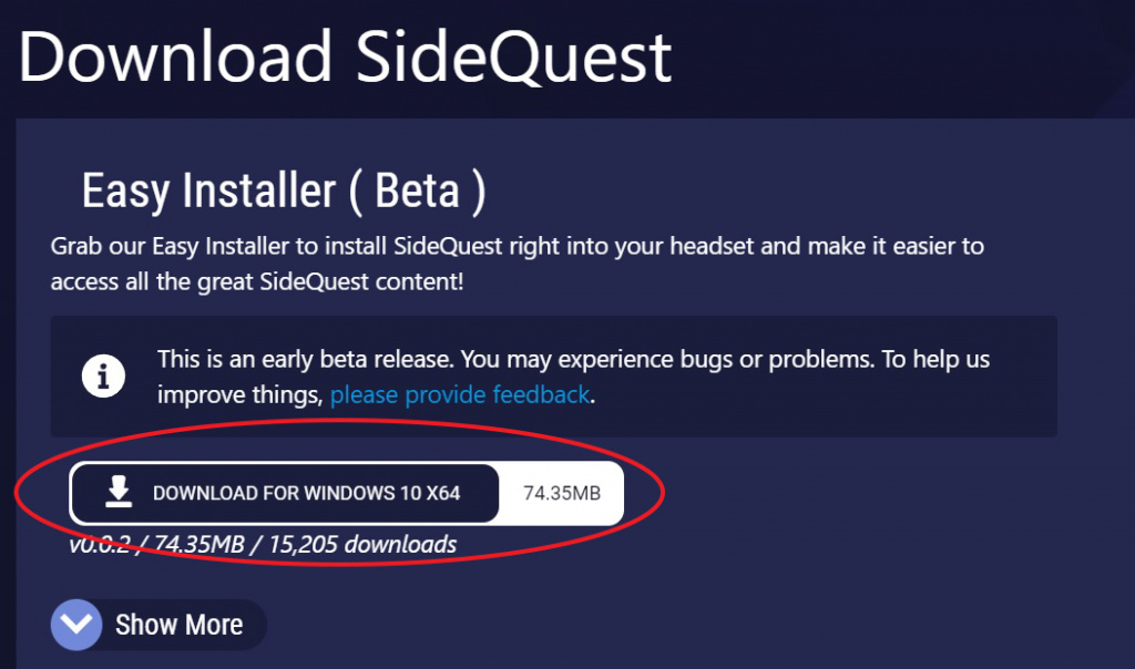 SideQuest VR на ПК SideQuest VR на ПК