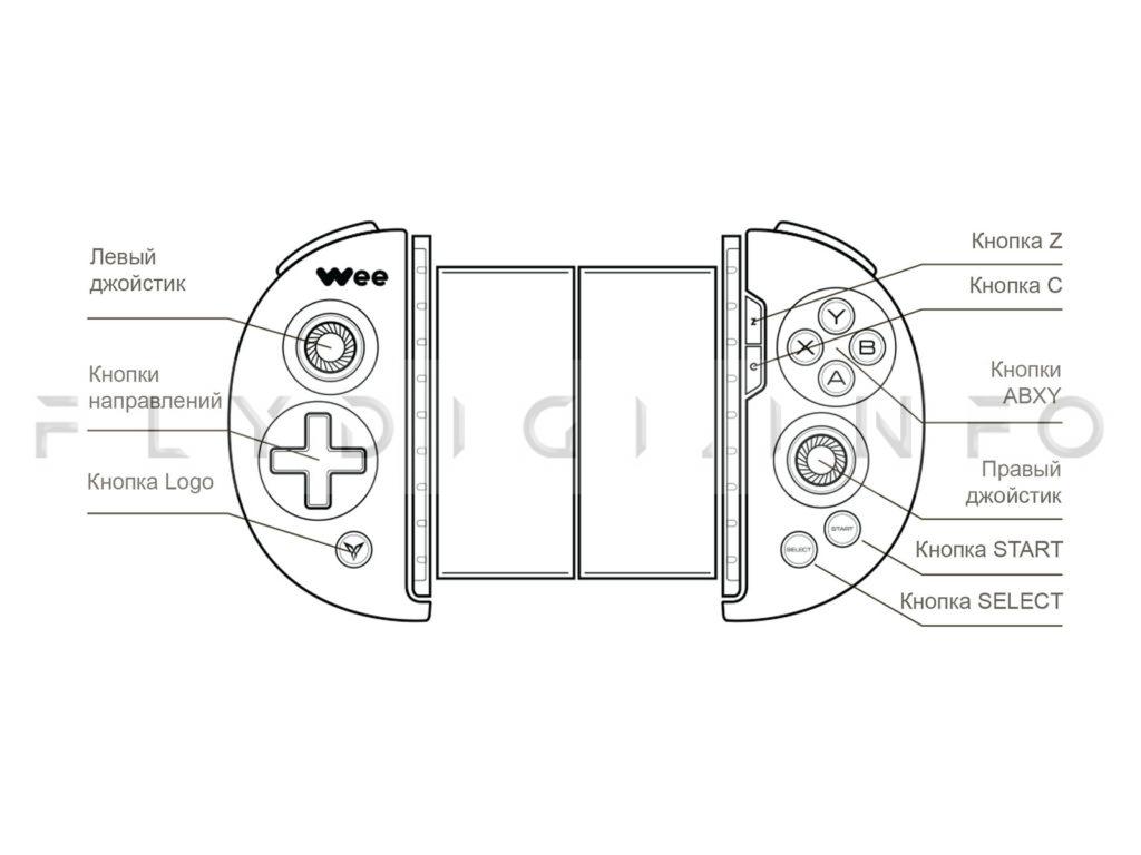 Геймпад Flydigi Wee2T Геймпад Flydigi Wee2T
