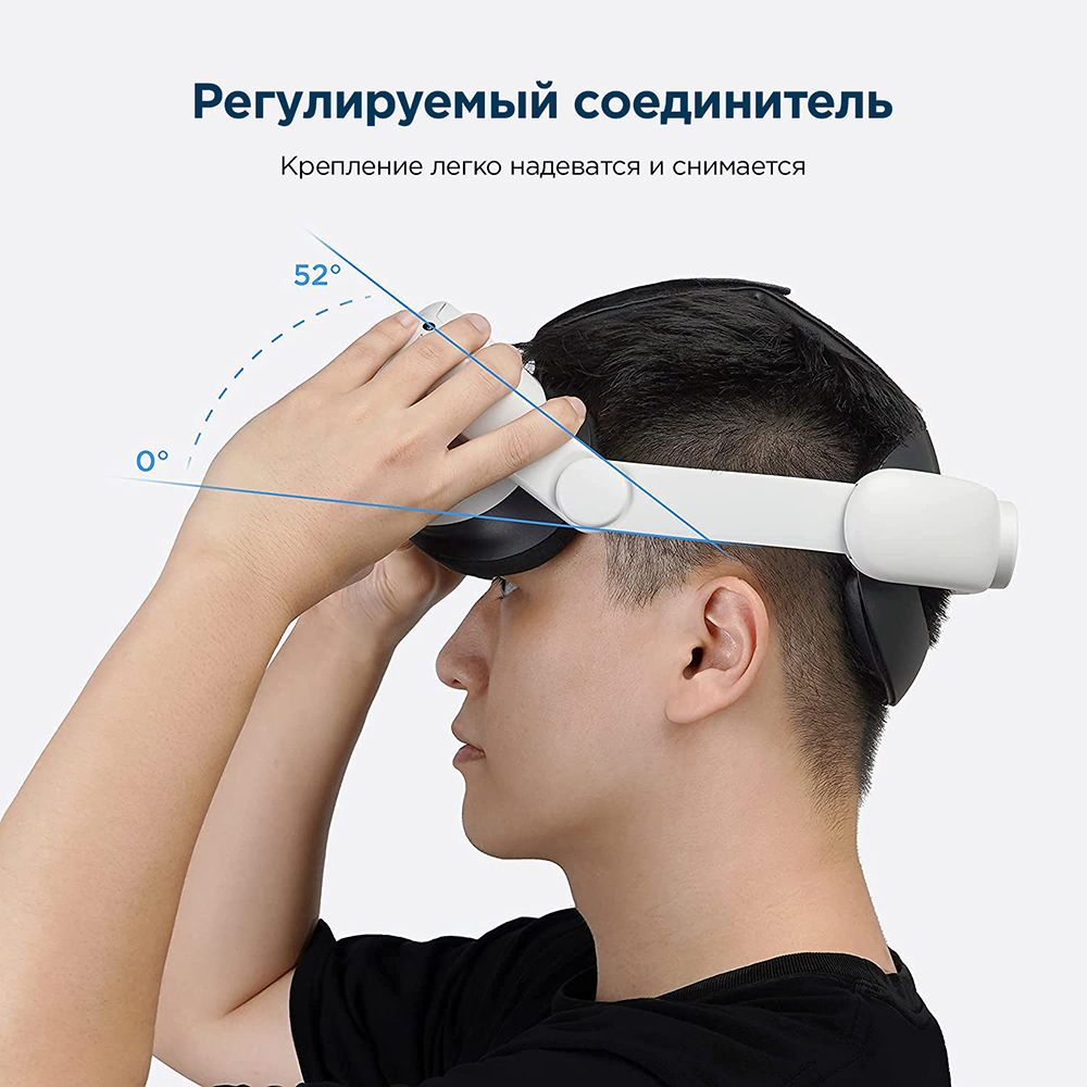 Крепление для Quest 2 с откидным механизмом