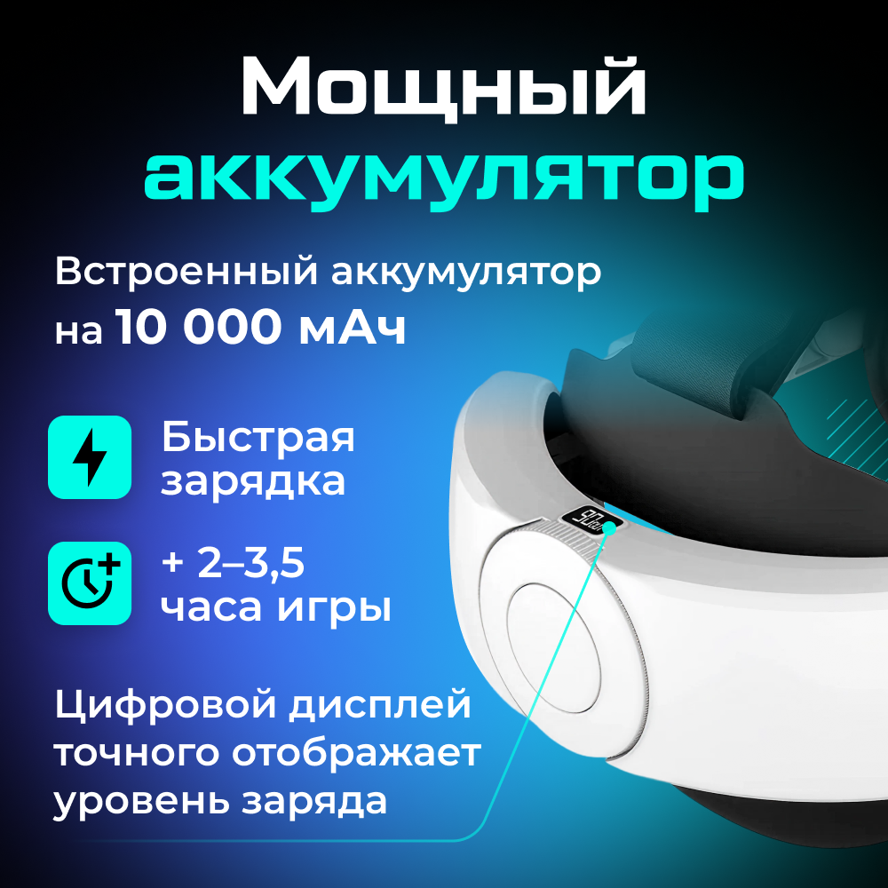 Крепление TRANSNOVO с аккумулятором (10000mAh) для Oculus Quest 3 3S 2 (2).png