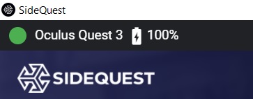 quest 3 зеленый кружок сайдквест