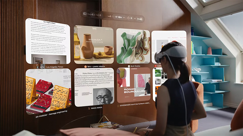 Apple Vision Pro сквозной режим Apple Vision Pro сквозной режим