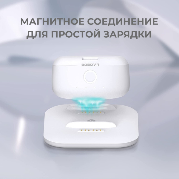 Зарядная док-станция BOBOVR BD2-1 с аккумулятором для Oculus Quest 3 / Quest 2 / Pico 4