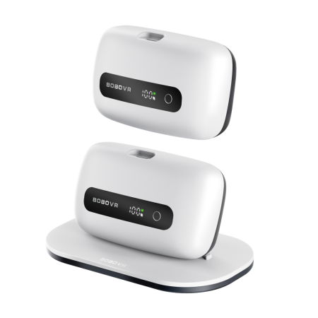 Два сменных аккумулятора BOBOVR BM60 и док-станция для M3 и M3 Pro Plus емкостью 6500 мАч
