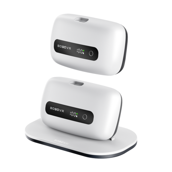 Два сменных аккумулятора BOBOVR BM60 и док-станция для M3 и M3 Pro Plus емкостью 6500 мАч
