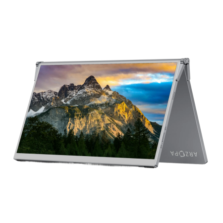 Портативный раскладной монитор ARZOPA E1 15.6" 1080p FHD 60Hz, серый