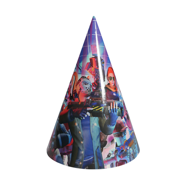 Праздничные колпаки бумажные Portal Arcade, 10 шт.