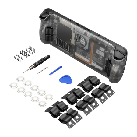 Задняя панель JSAUX для Valve Steam Deck OLED прозрачная