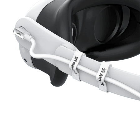 Кабель AMVR Upgraded Oculus Link с зарядным портом для Oculus Quest 2/3/3S/Pico 4 (5 метров, белый)