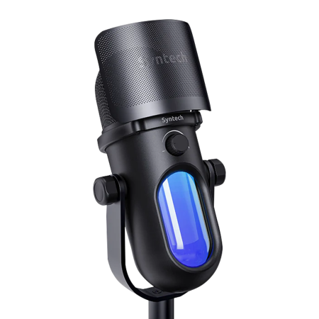 Конденсаторный USB-микрофон Syntech RGB для компьютера игровой, стримов, записи подкастов