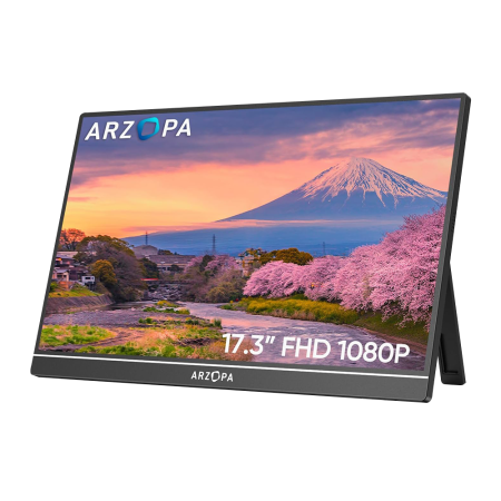 Портативный монитор ARZOPA  A1M 17.3" 1080p FHD 60Hz с защитным чехлом
