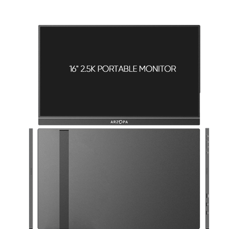 Портативный монитор ARZOPA Z1RC 16.0" 2.5K QHD 60Hz, черный