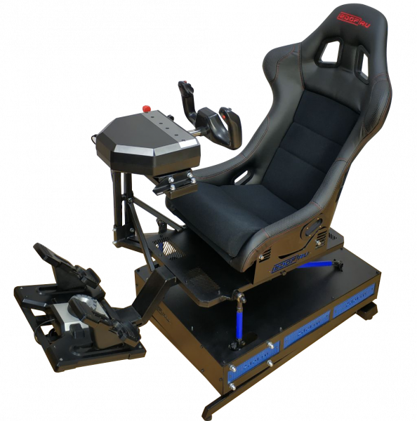 Автосимулятор виртуальной реальности / подвижная игровая платформа 4DOF (2 в 1)