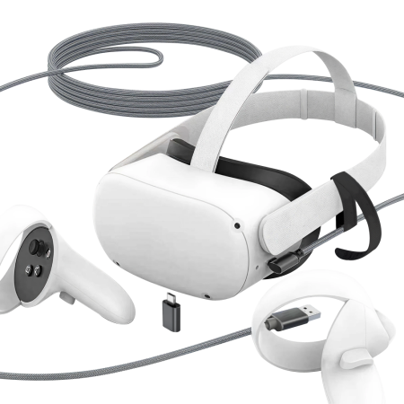 Кабель PORTAL XR VR Link Extra Cable для  Quest 3/3S/2/Pico 4 с адаптером USB - Type-C (5 метров)