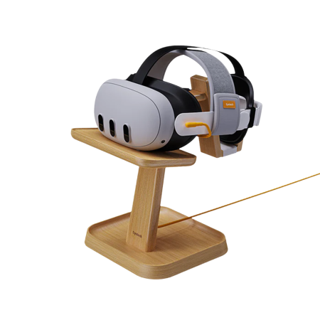 Подставка Syntech для VR шлема Oculus Quest 3 / Quest 2 / Quest Pro / PICO 4, деревянная