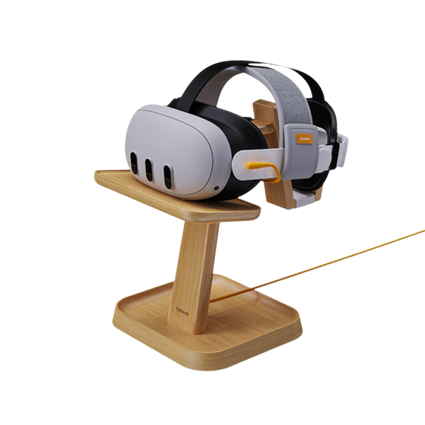 Подставка Syntech для VR шлема Oculus Quest 3 / Quest 2 / Quest Pro / PICO 4, деревянная