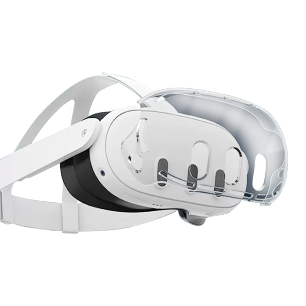 Пластиковый защитный чехол для Oculus Quest 3 прозрачный
