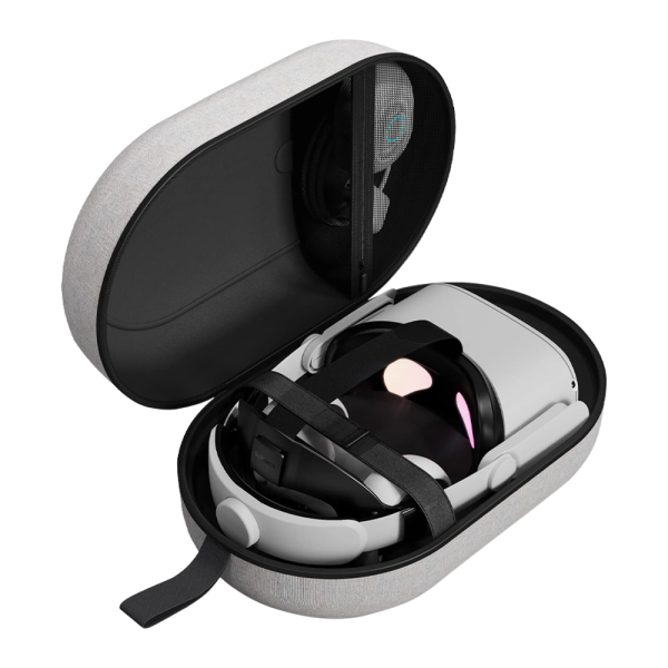 Кейс чехол для Oculus Quest 2/3 PICO 4 / Apple Vision Pro Syntech Hard Carrying Case M серый 