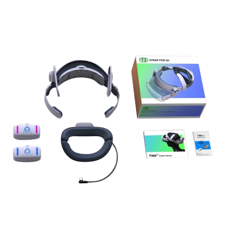 Крепление FiitVR T302 для Oculus Quest 3 c двумя аккумуляторами