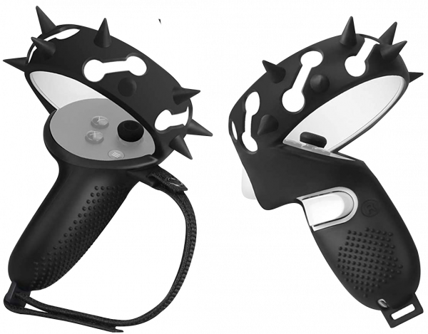 Чехлы с шипами на контроллеры для Oculus Quest 2 черные