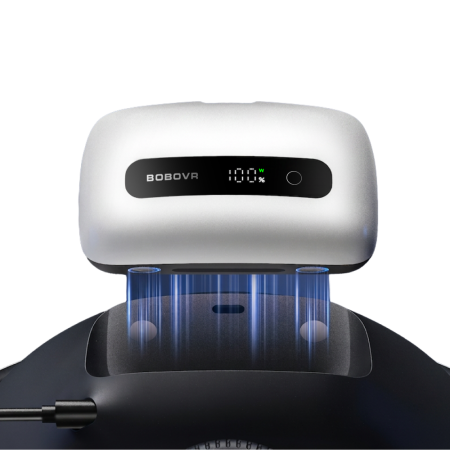 Два сменных аккумулятора BOBOVR BM60 и док-станция для M3 и M3 Pro Plus емкостью 6500 мАч