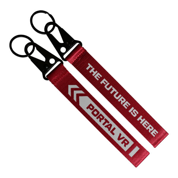 Набор брелок-локер красный Portal VR THE FUTURE IS HERE, 20шт.