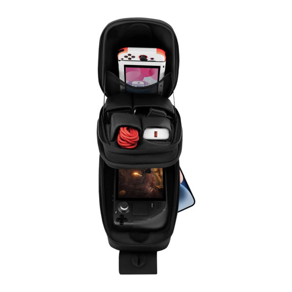 Сумка через плечо JSAUX для портативной консоли Valve Steam Deck / OLED / Nintendo Switch / PS Porta