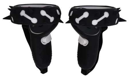 Чехлы с шипами на контроллеры для Oculus Quest 2 черные